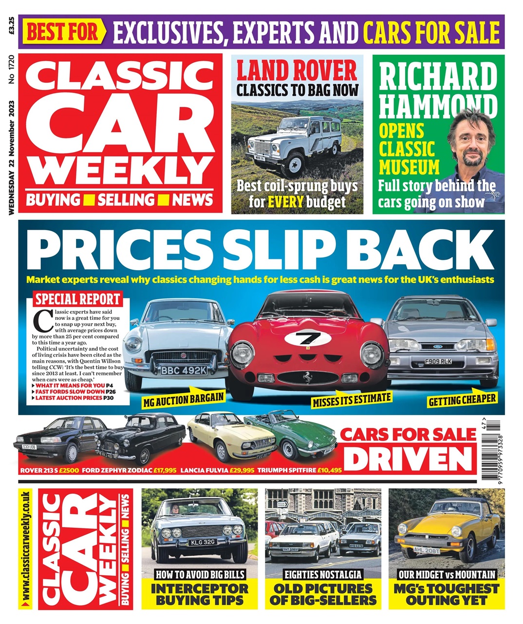 Classic Car Weekly Preview Pages