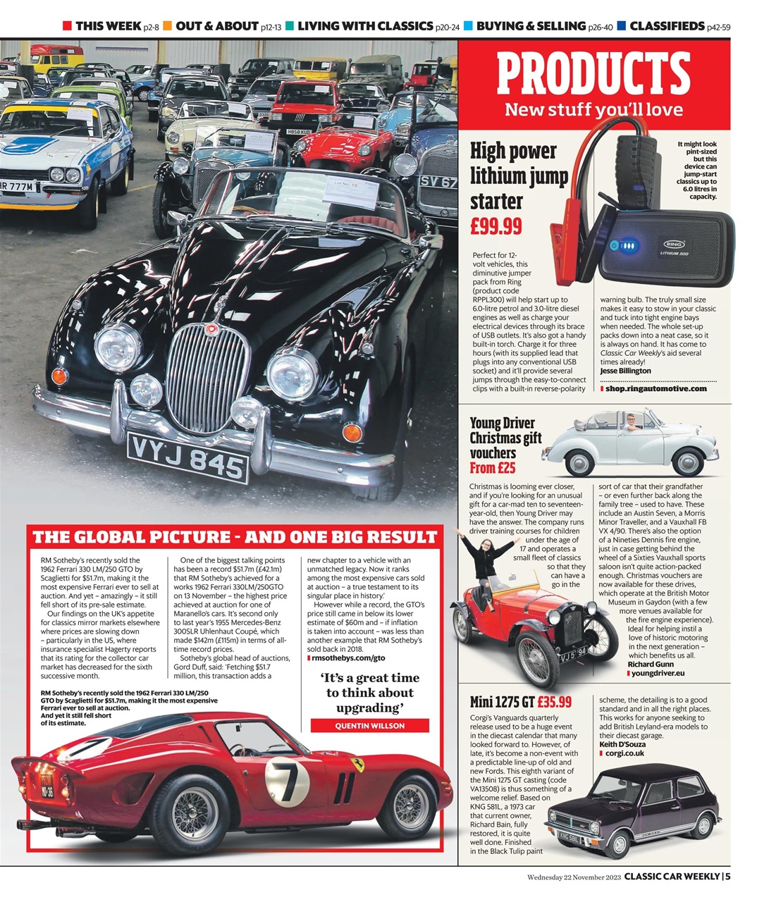 Classic Car Weekly Preview Pages