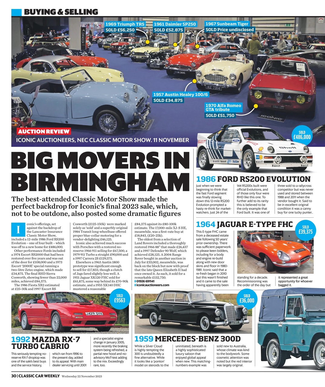 Classic Car Weekly Preview Pages