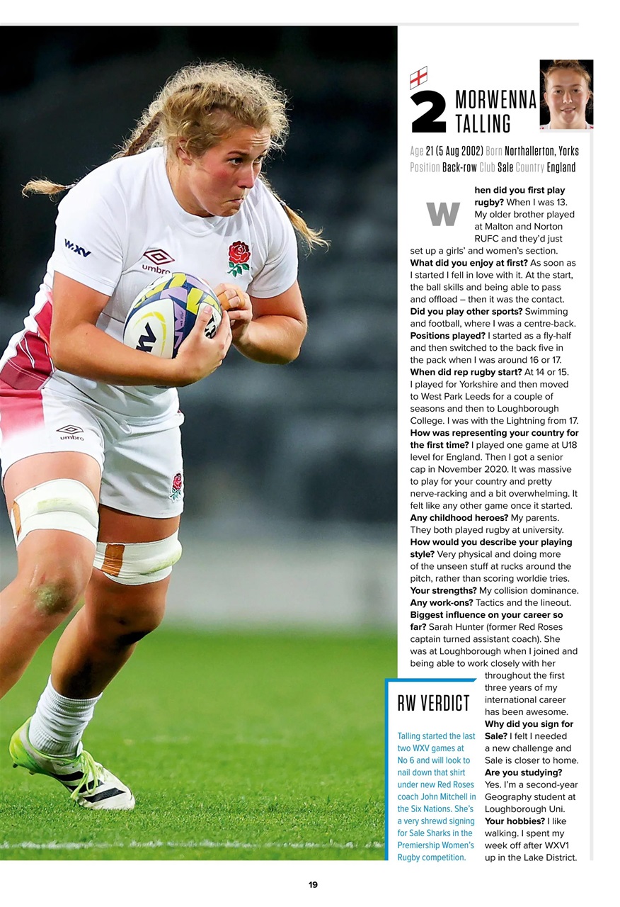 Rugby World Preview Pages