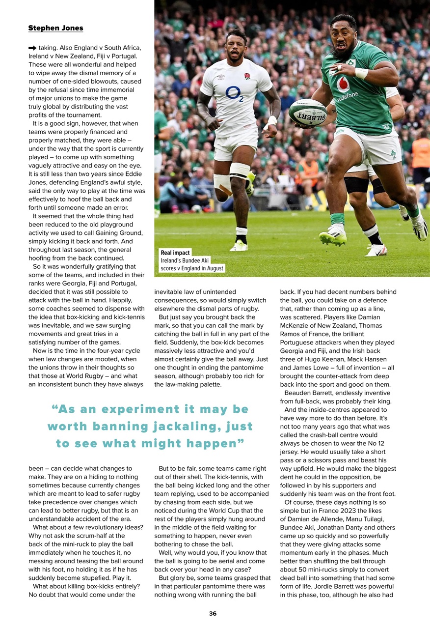 Rugby World Preview Pages
