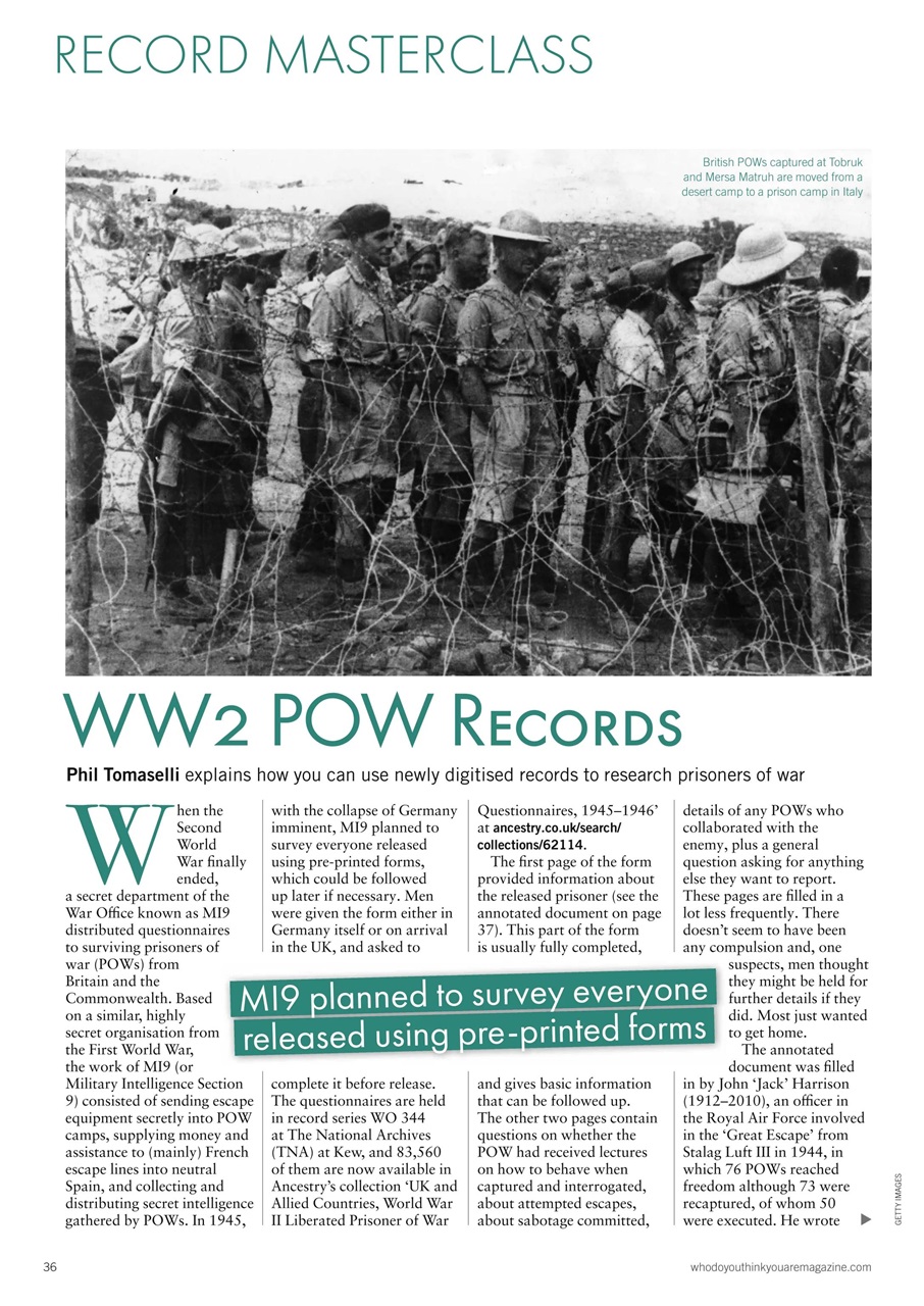 Who Do You Think You Are? Preview Pages