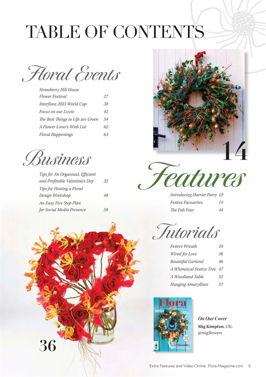 Flora International Preview Pages