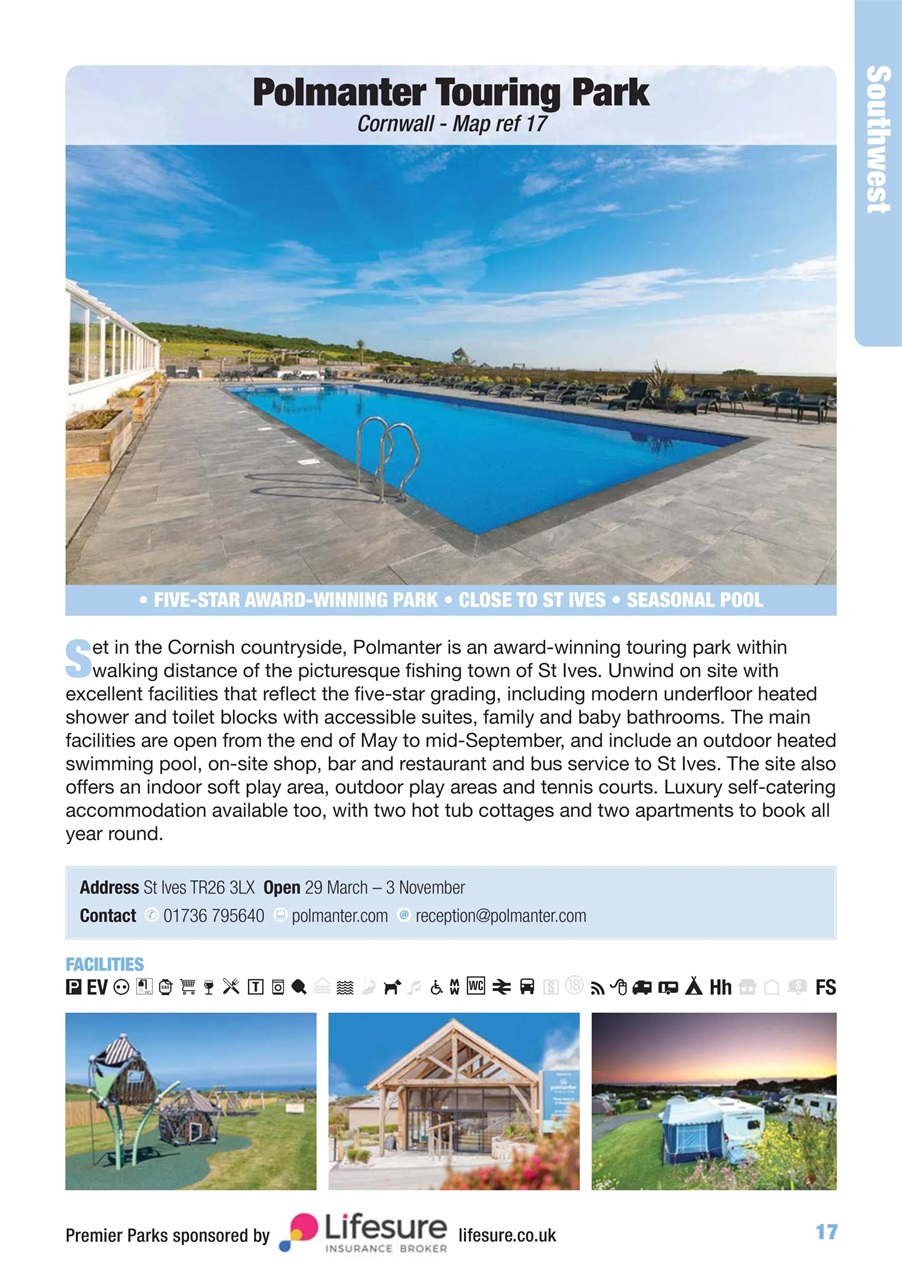 Campsite Finder Preview Pages