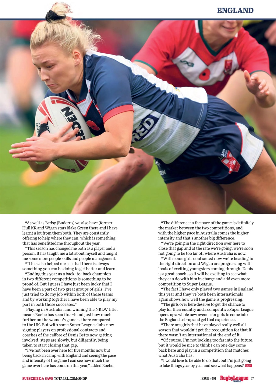 Rugby League World Preview Pages