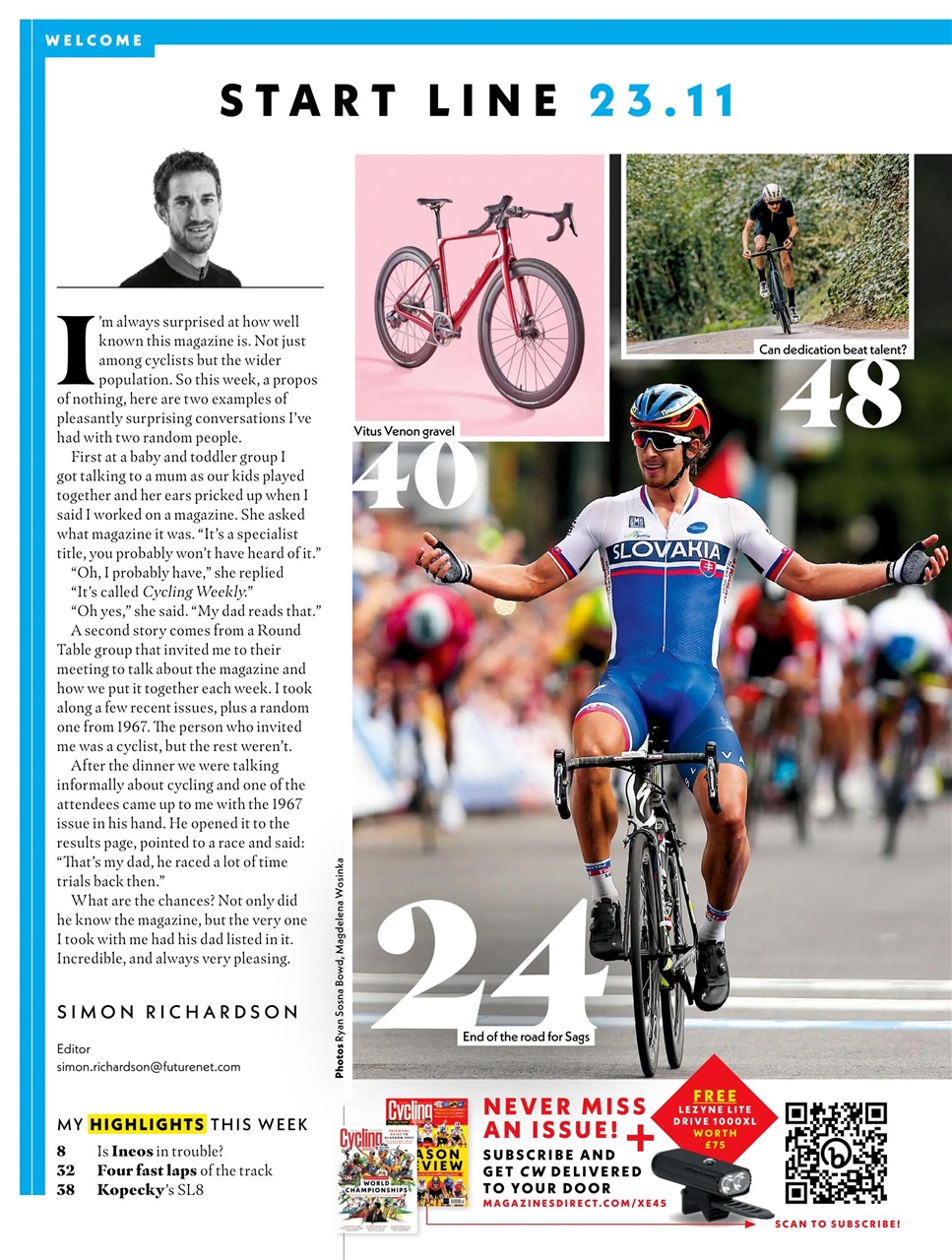 Cycling Weekly Preview Pages
