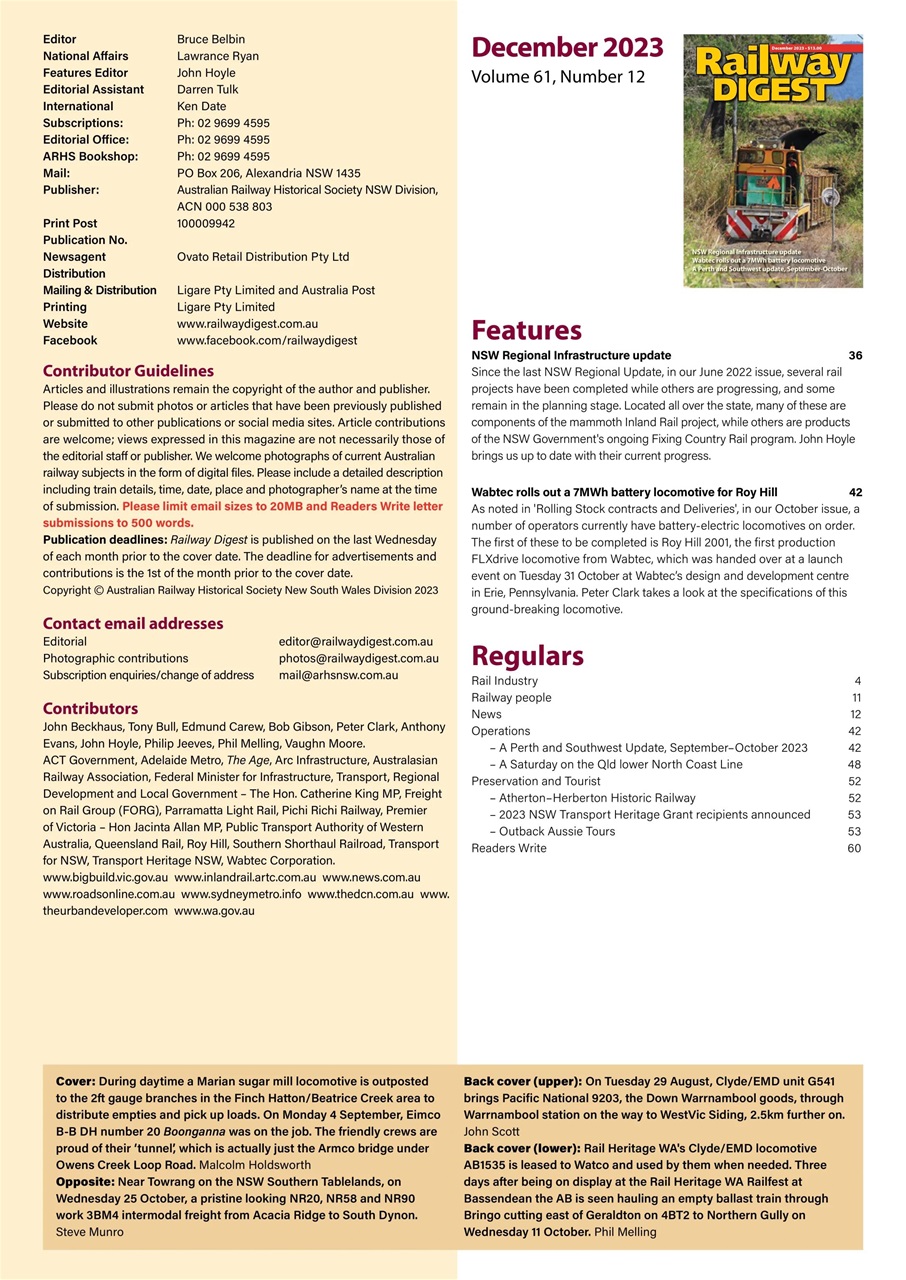 Railway Digest Preview Pages