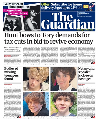 The Guardian Newspaper issue Wednesday, November 22, 2023