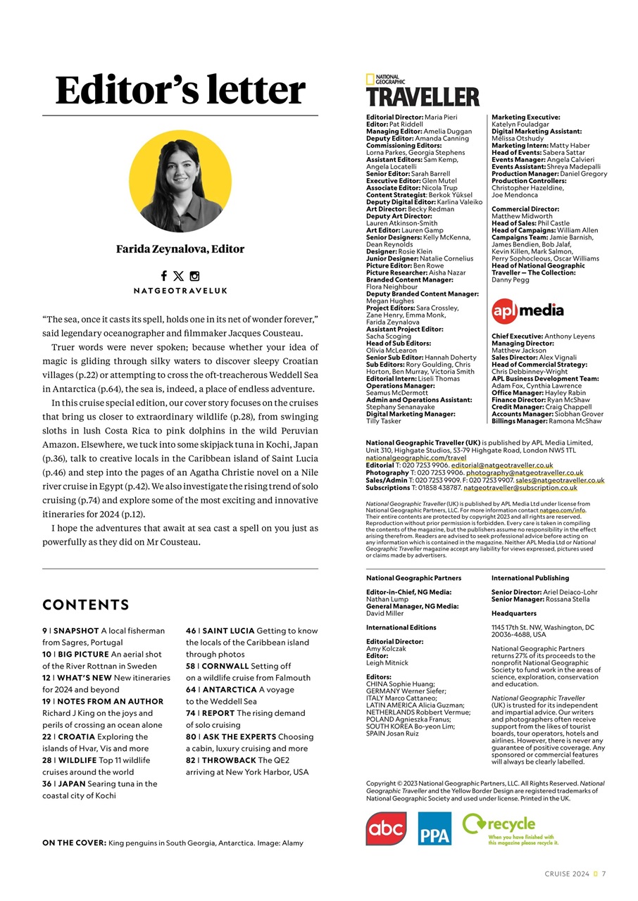 National Geographic Traveller UK Preview Pages