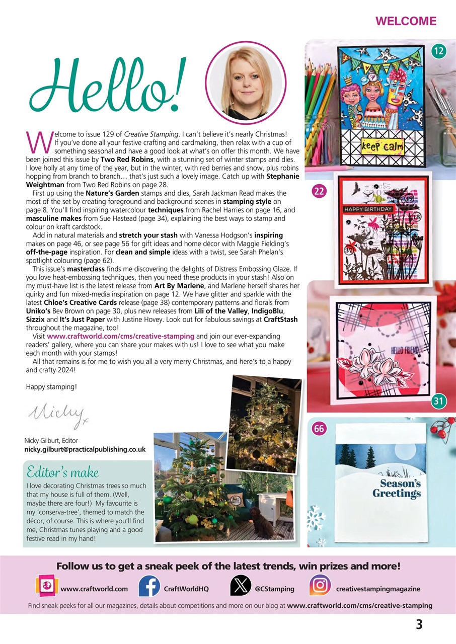 Creative Stamping Preview Pages