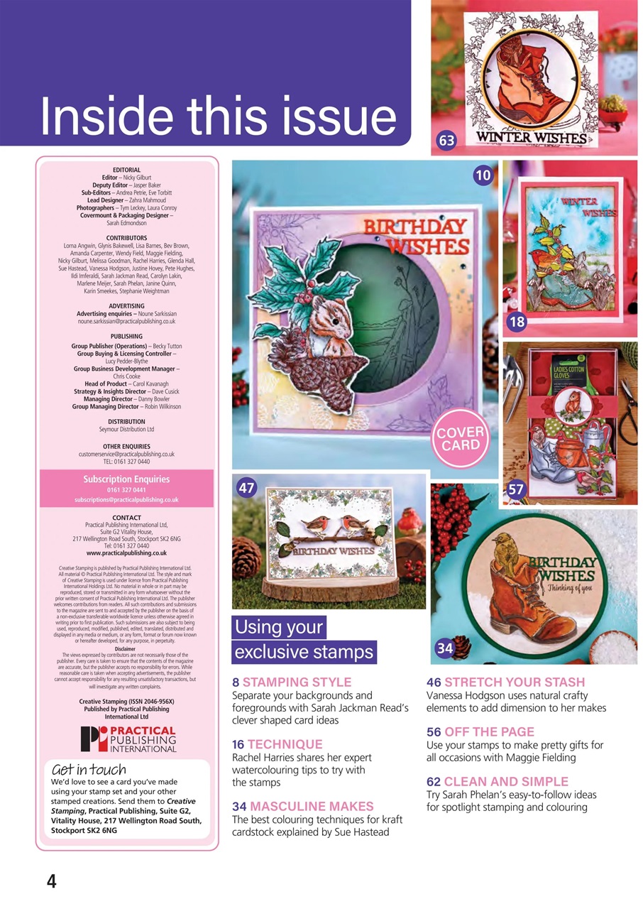 Creative Stamping Preview Pages