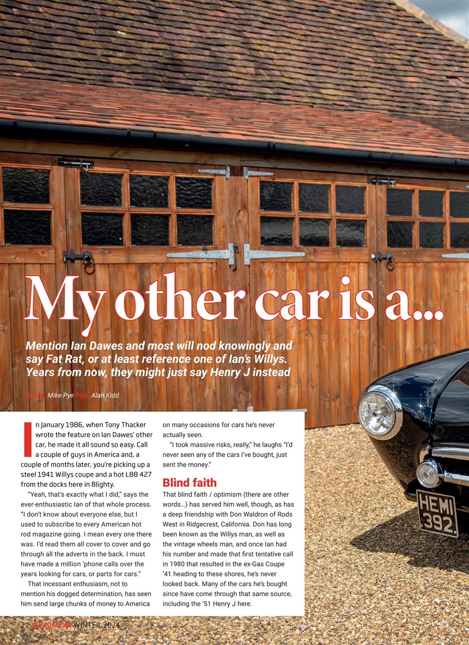 Custom Car Preview Pages