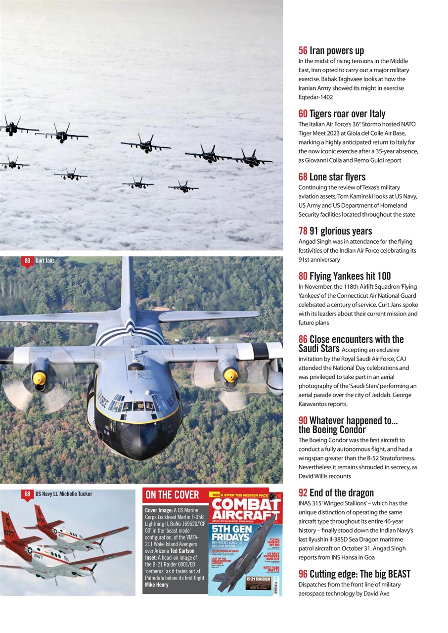 Combat Aircraft Journal Preview Pages