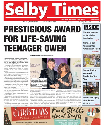 Selby Times issue November 23rd 2023