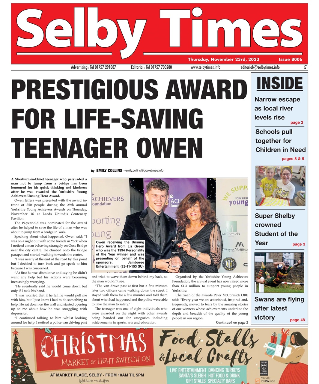 Selby Times Preview Pages