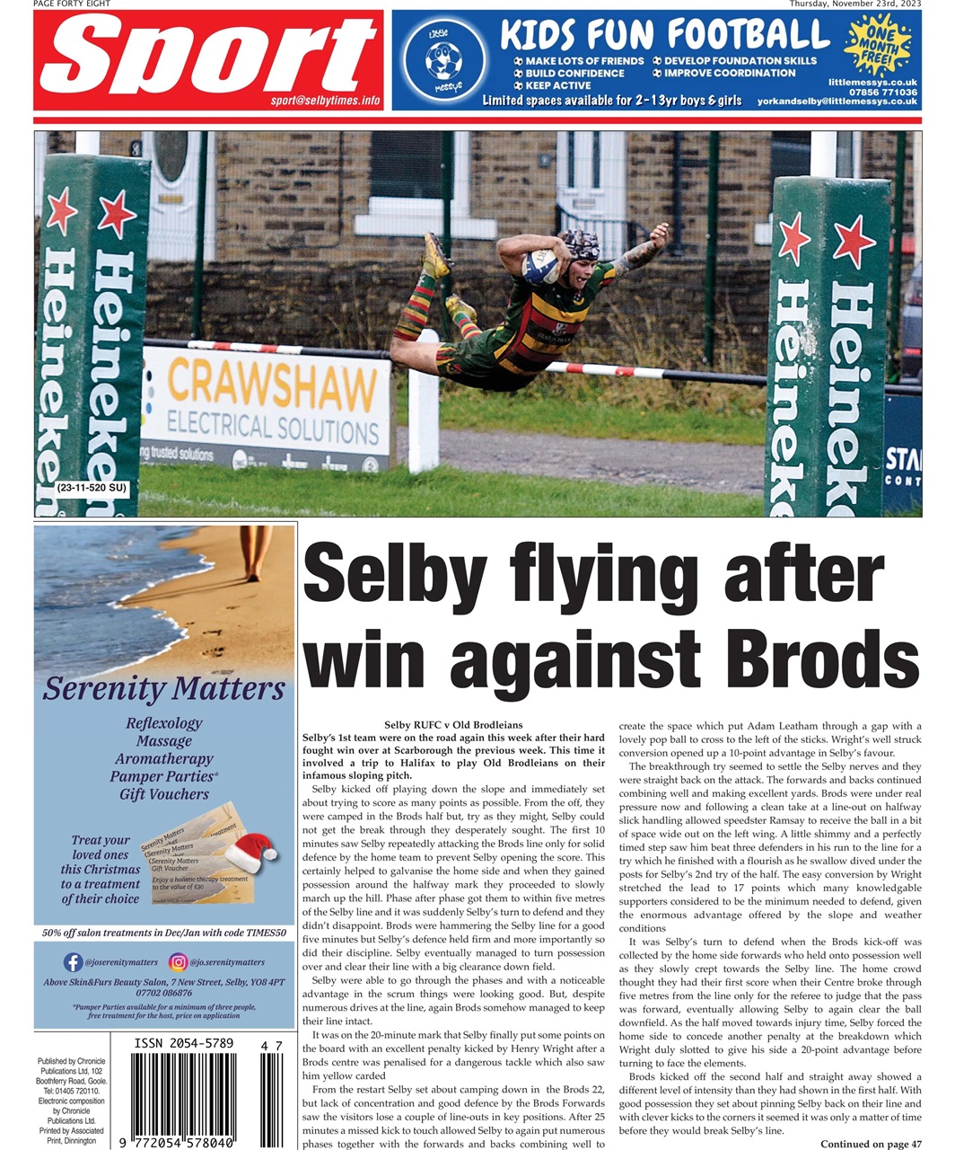 Selby Times Preview Pages