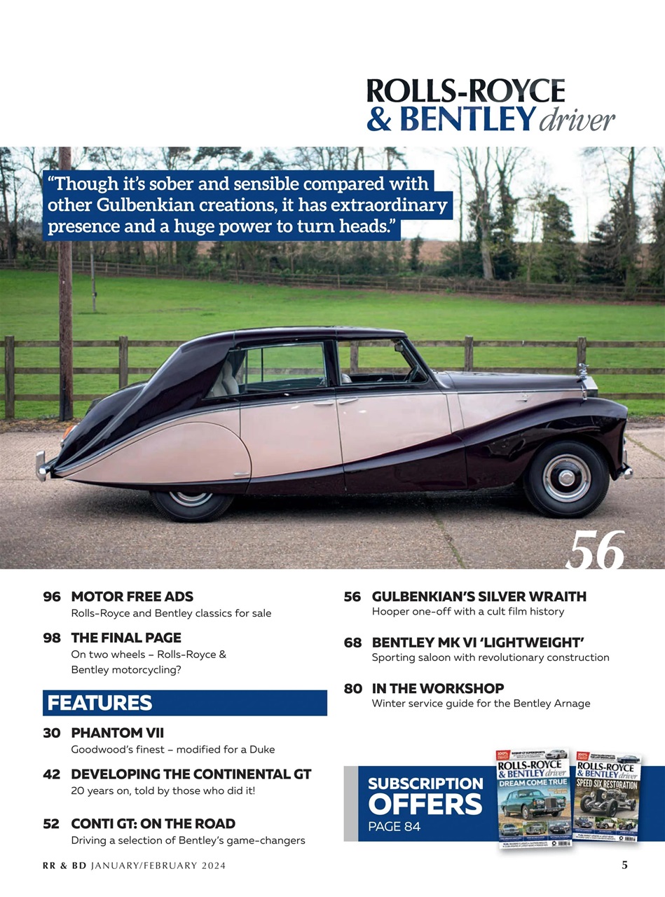 Rolls-Royce & Bentley Driver Preview Pages