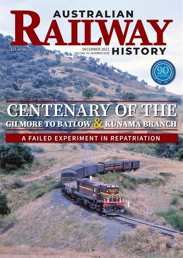 Australian Railway History issue 