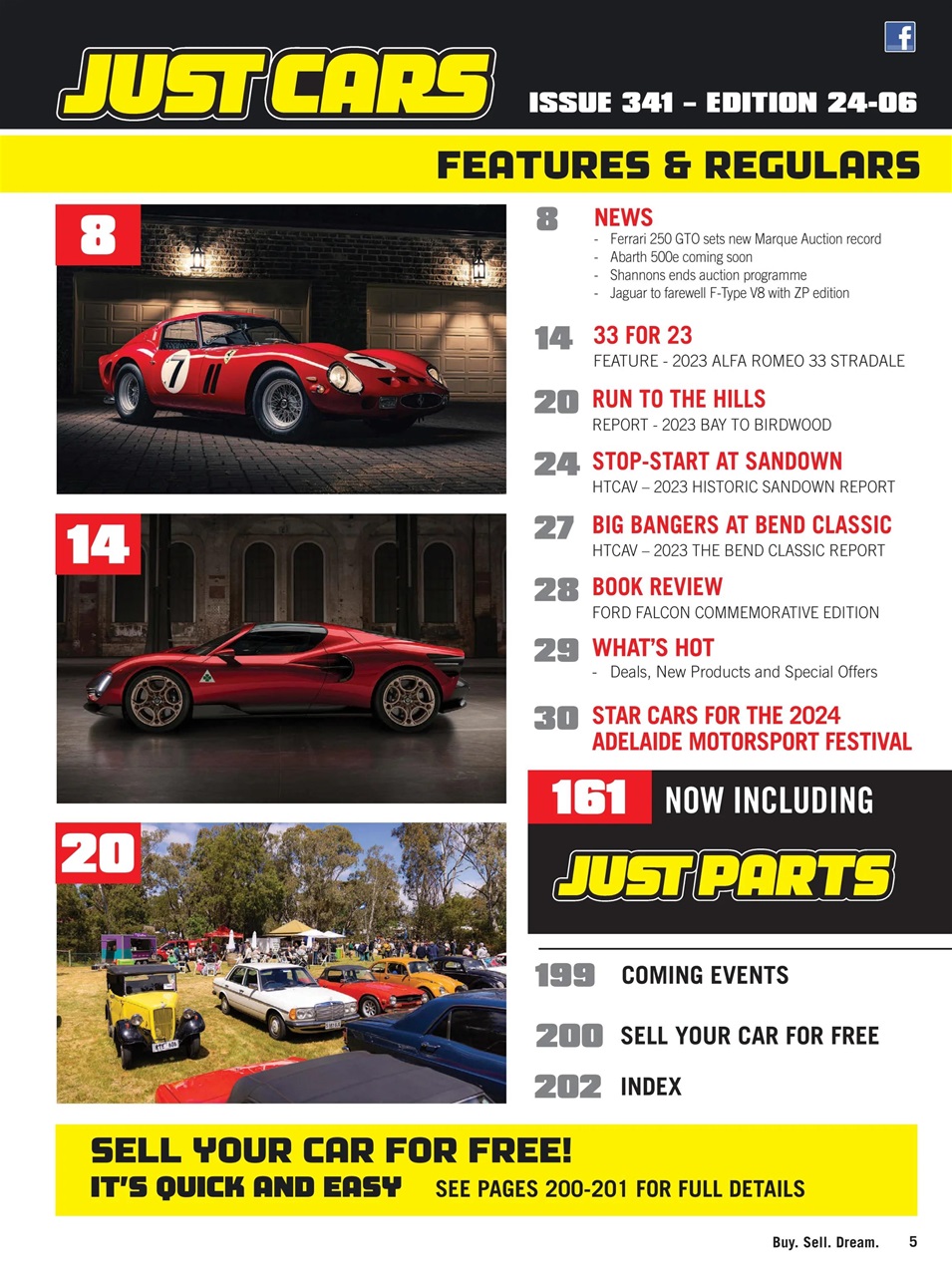 JUST CARS Preview Pages