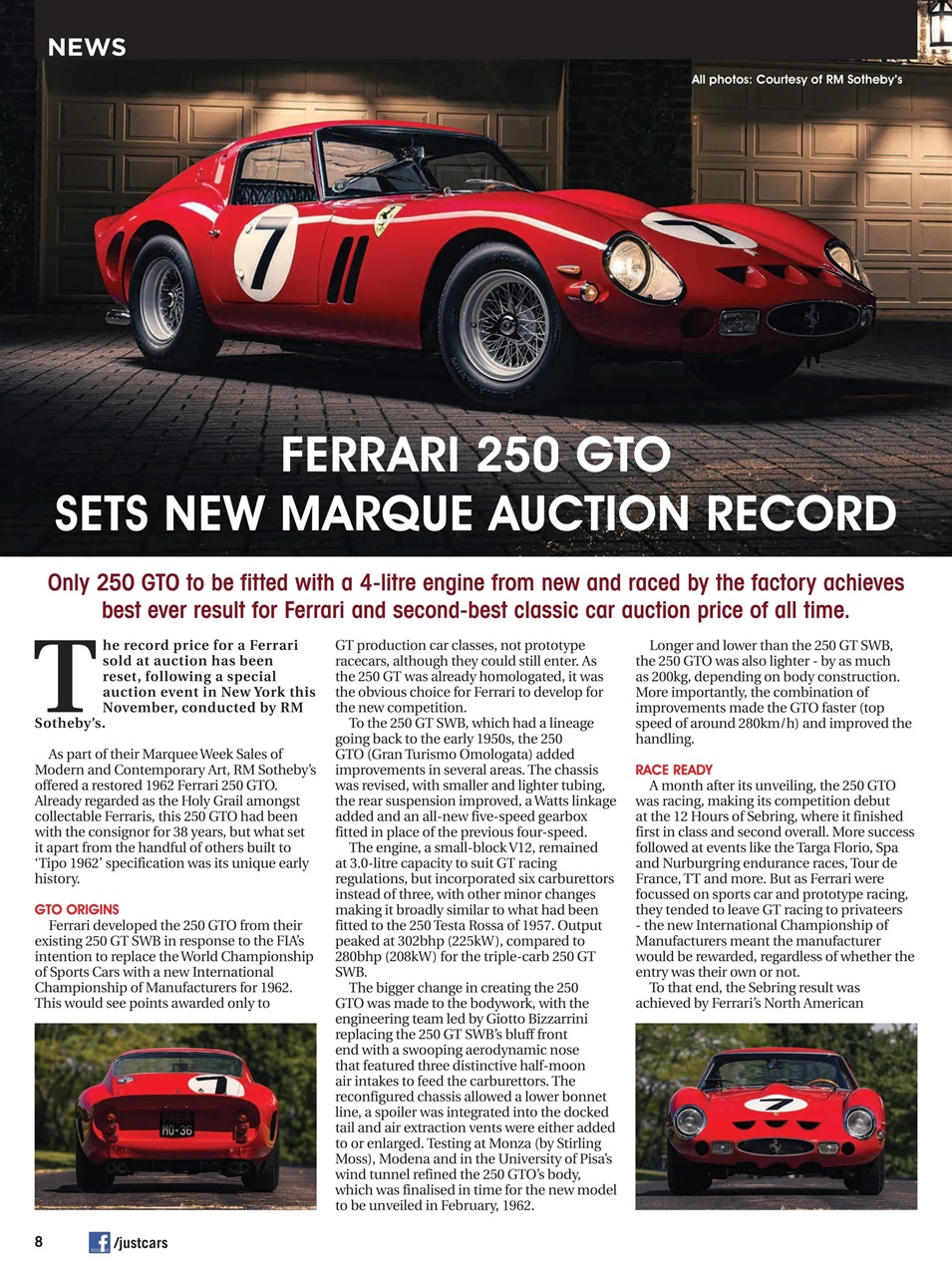 JUST CARS Preview Pages