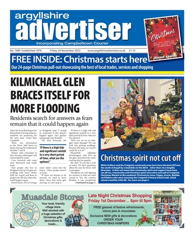 Argyllshire Advertiser issue 24/11/2023