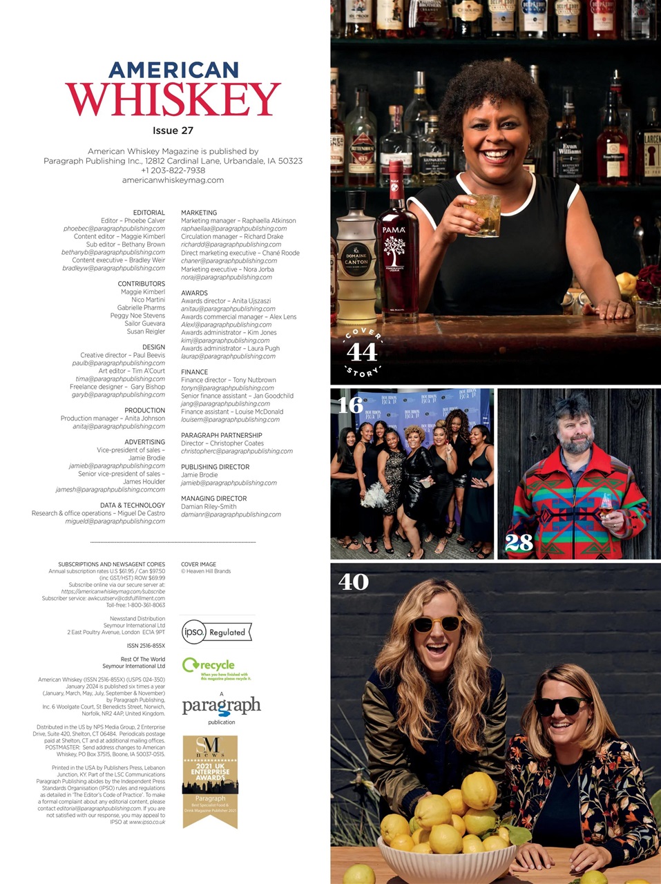 American Whiskey Magazine Preview Pages