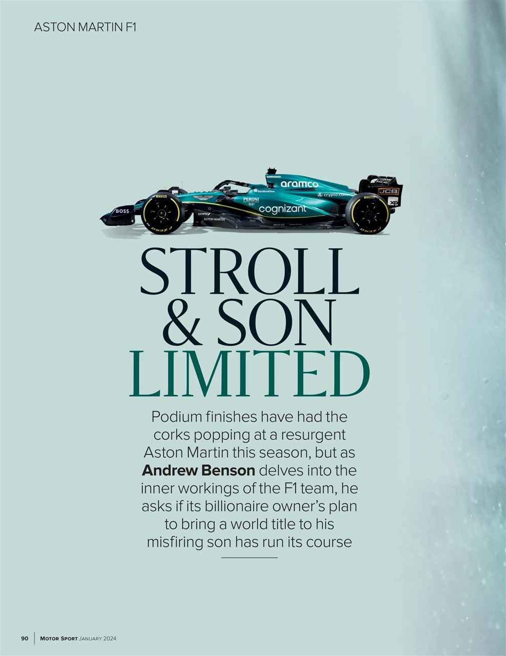 Motor Sport Magazine Preview Pages