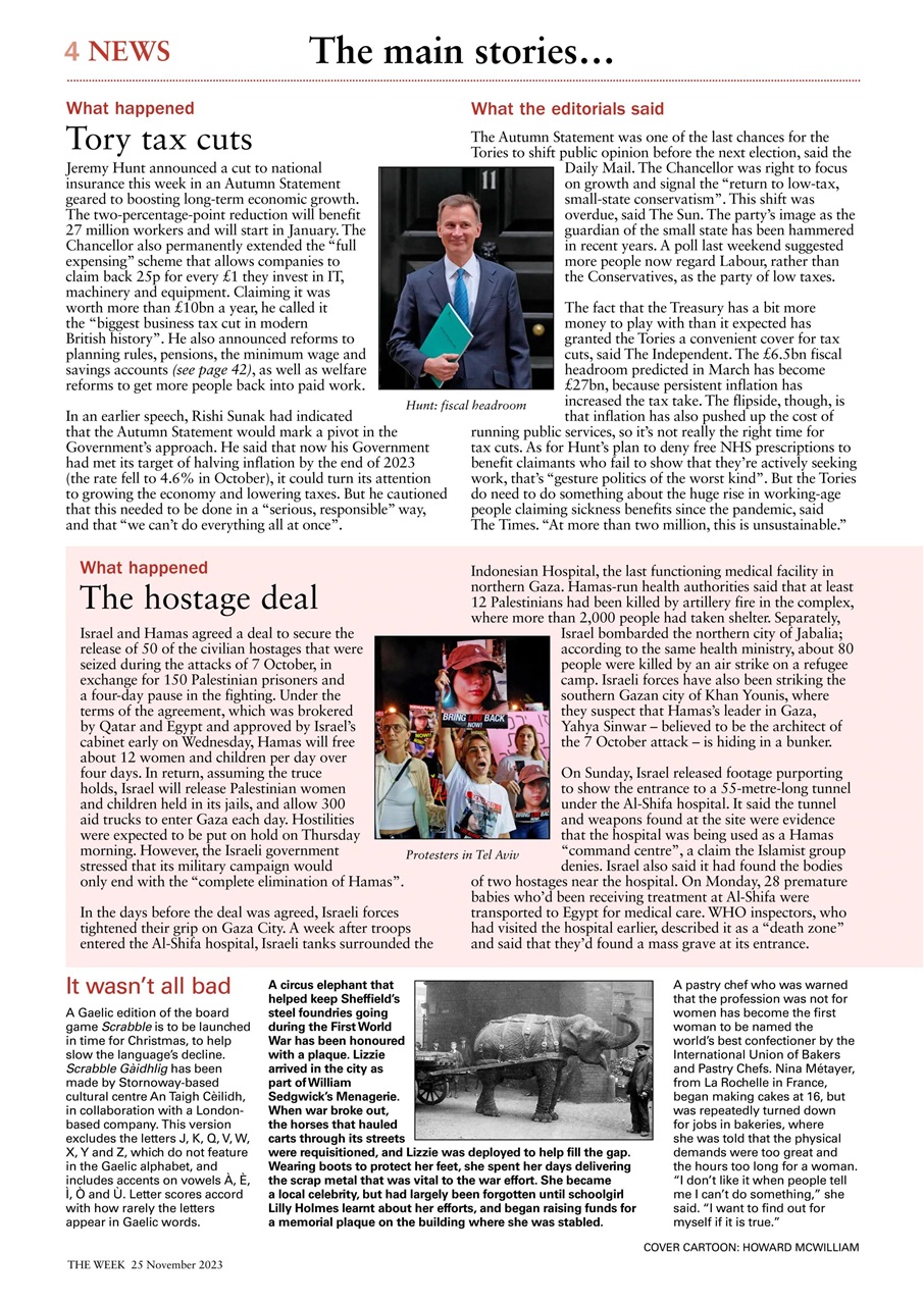 The Week Preview Pages