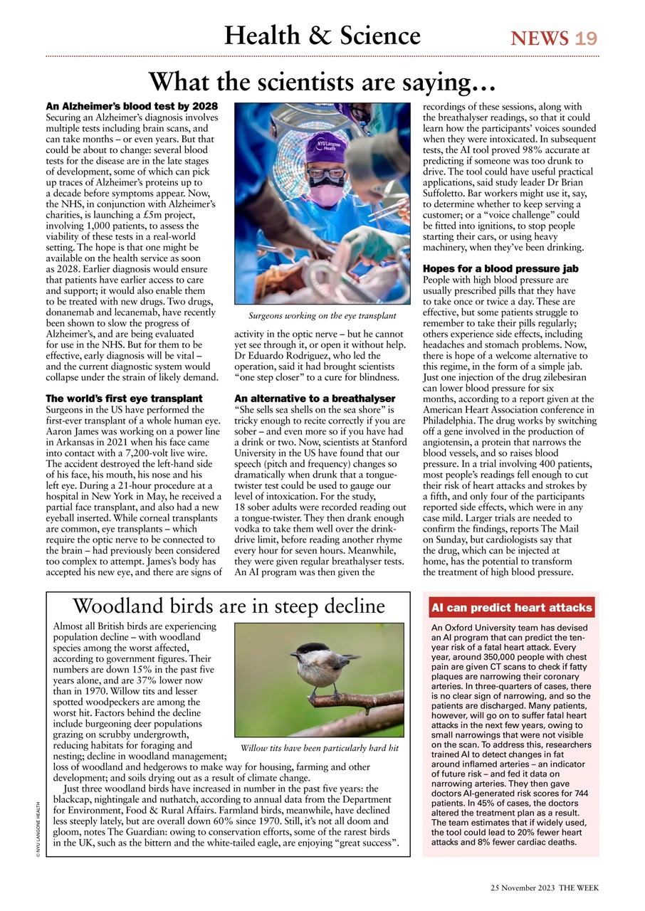 The Week Preview Pages