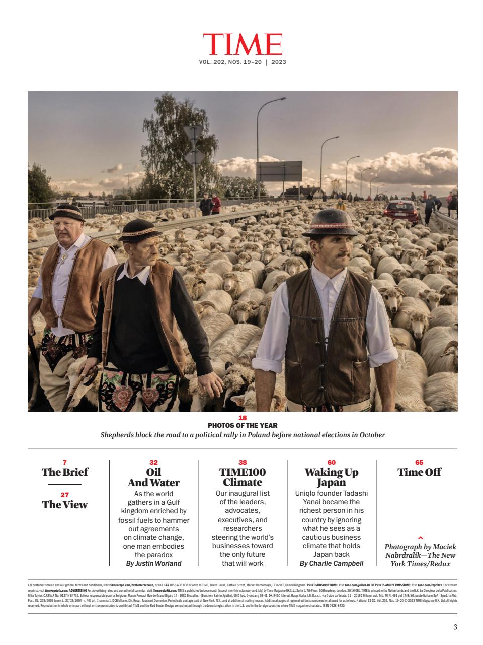TIME Magazine Europe Preview Pages