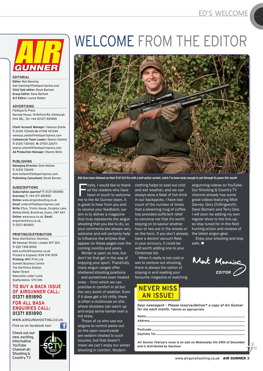 Airgun World Preview Pages