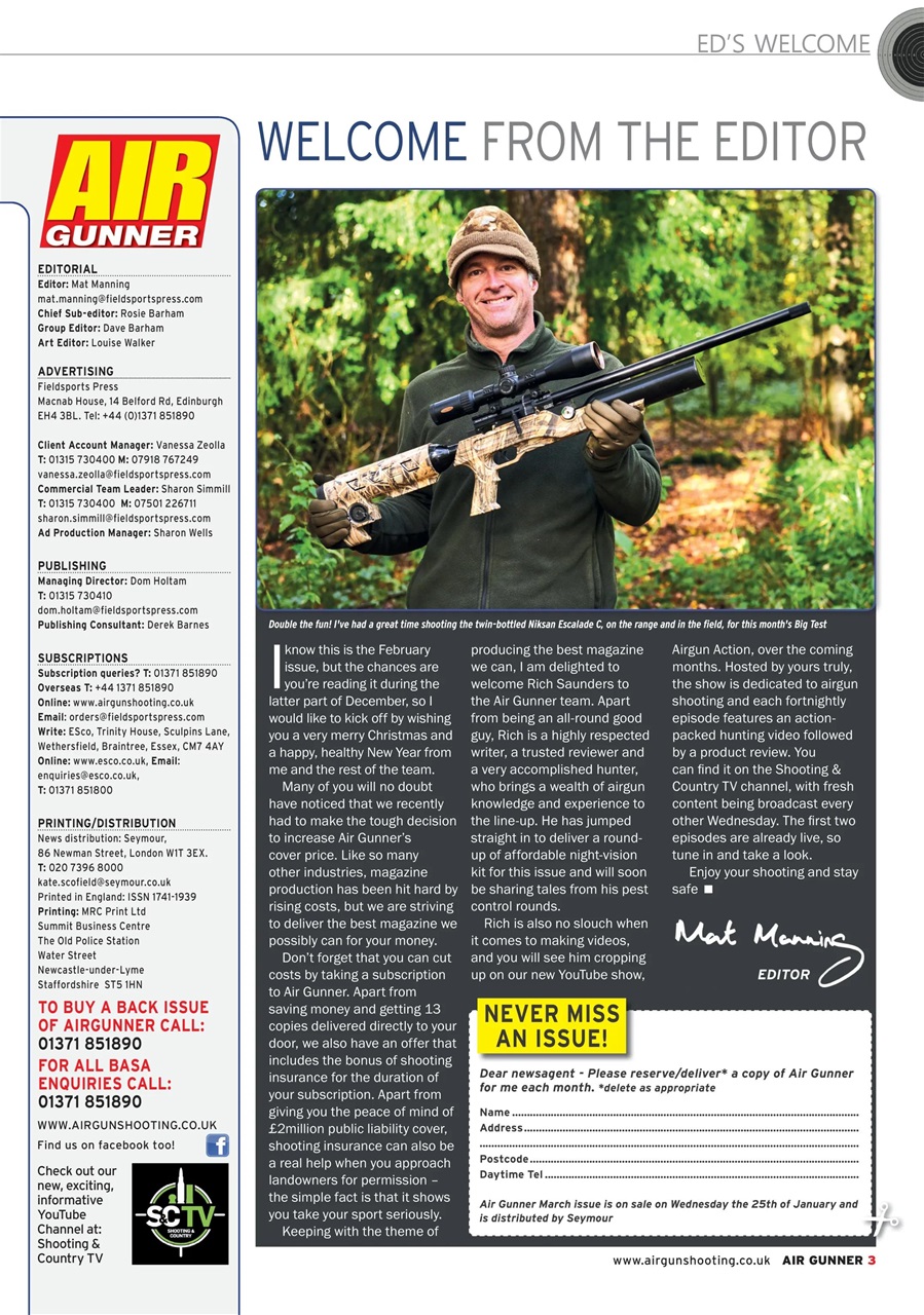 Airgun World Preview Pages