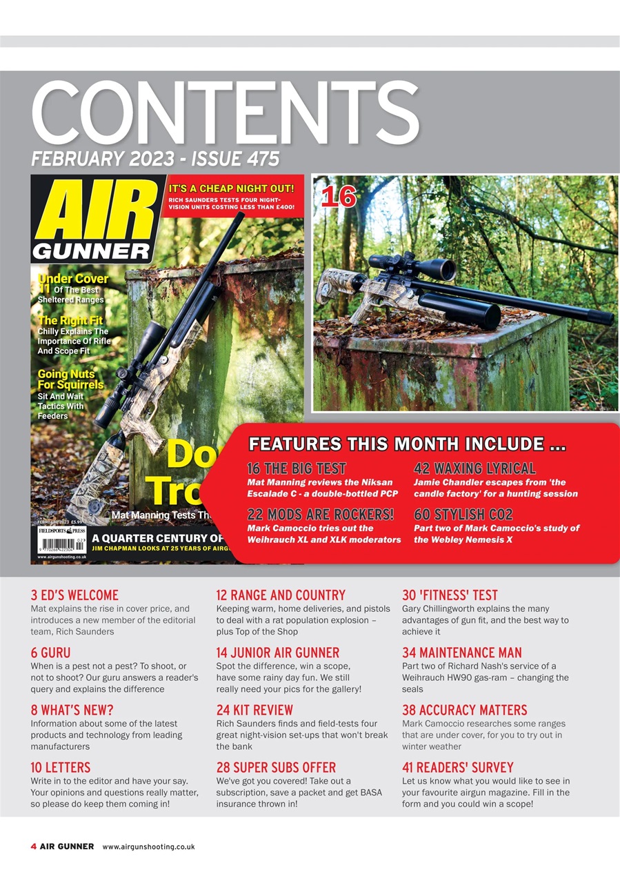 Airgun World Preview Pages