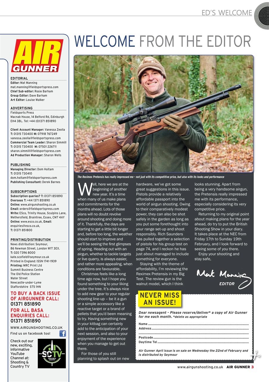 Airgun World Preview Pages