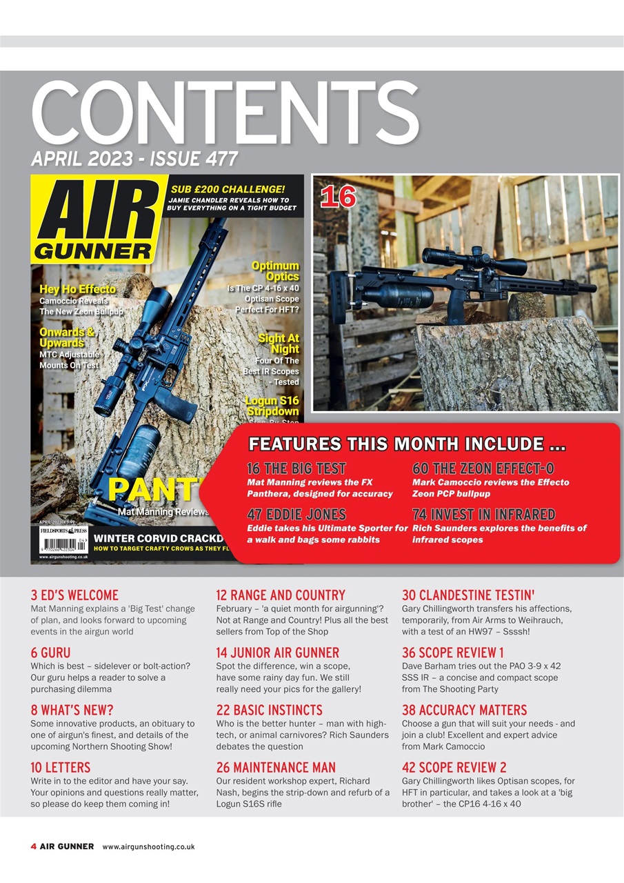 Airgun World Preview Pages