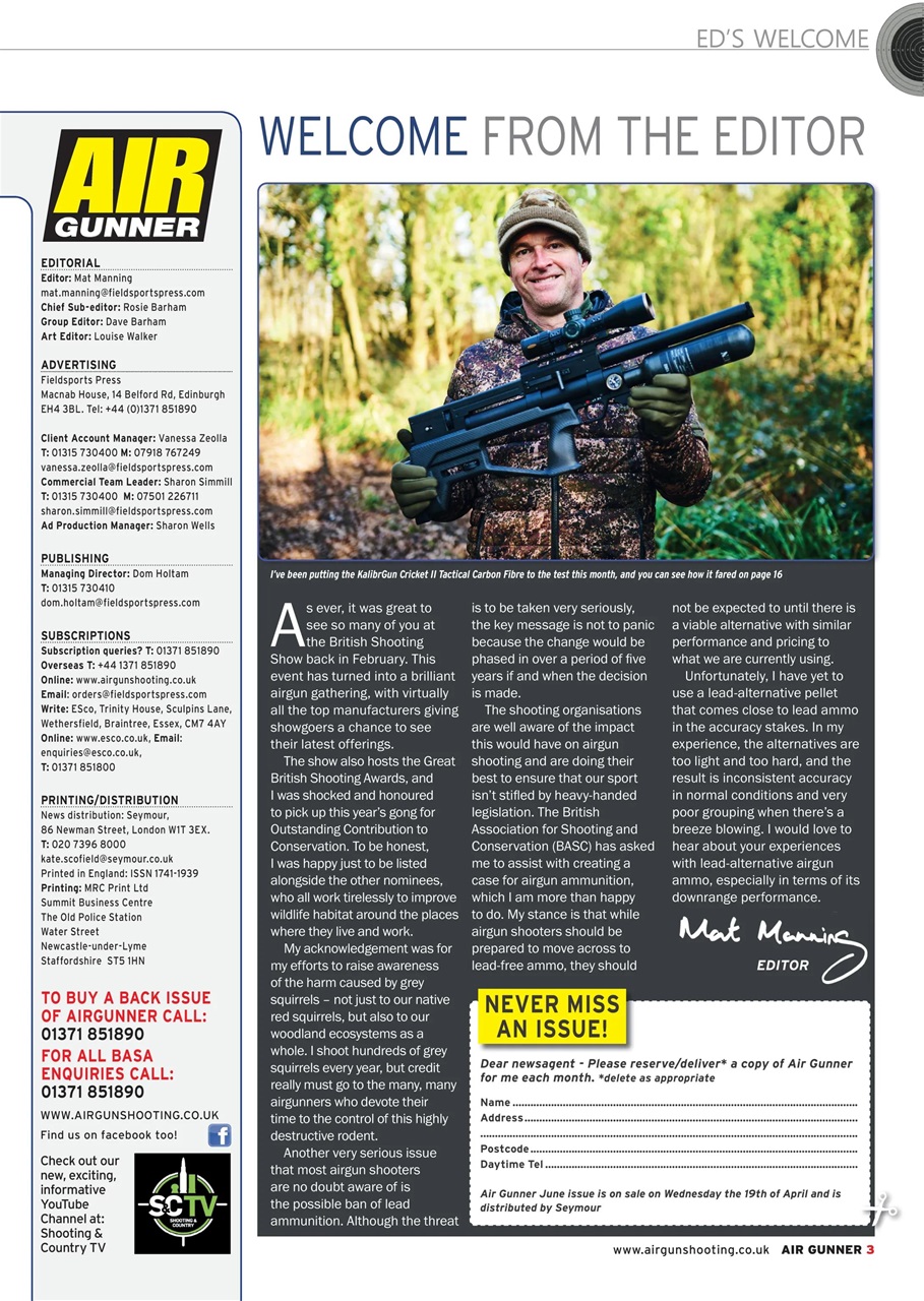 Airgun World Preview Pages