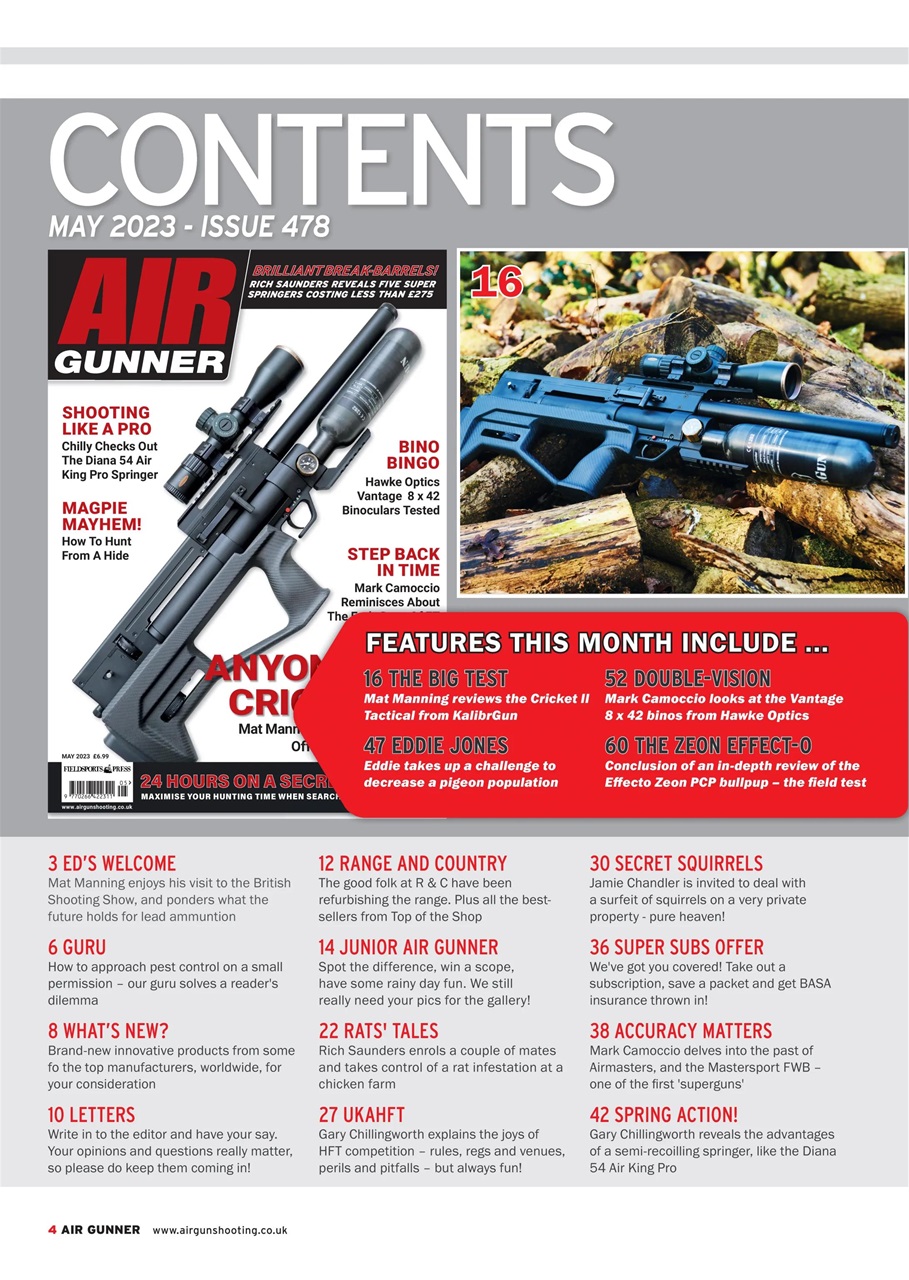 Airgun World Preview Pages