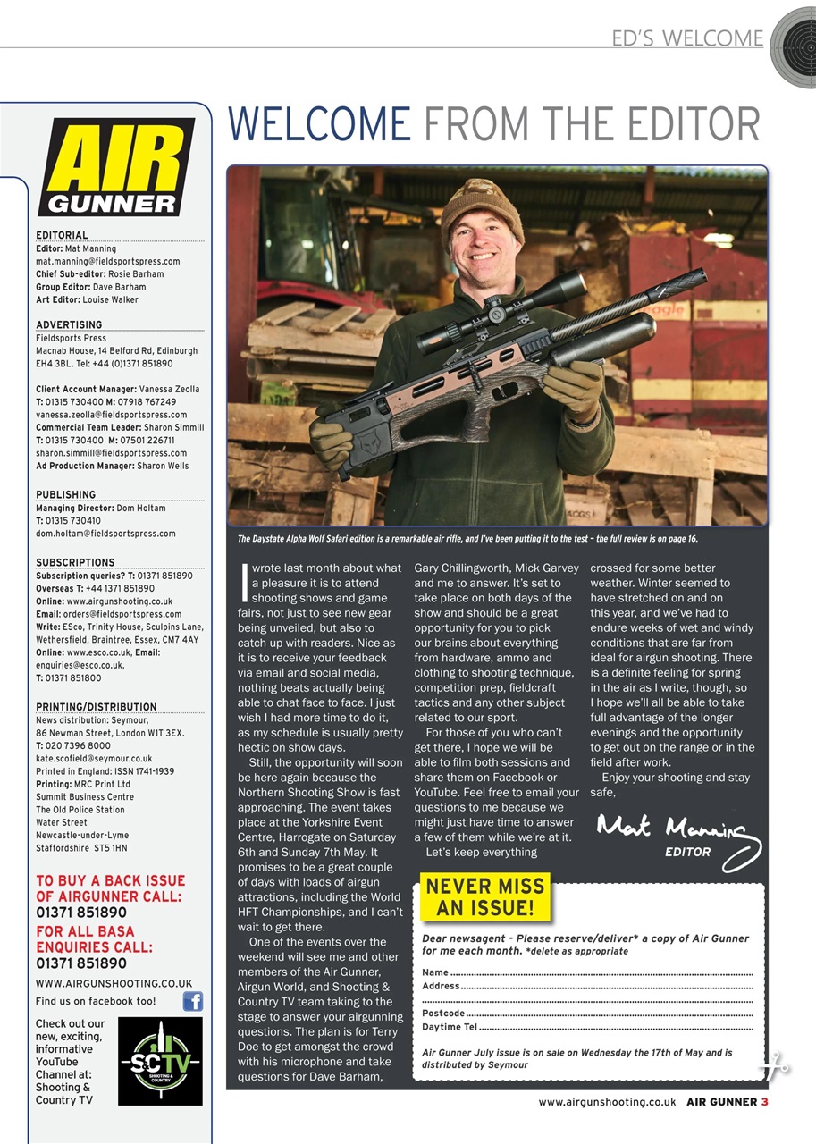 Airgun World Preview Pages
