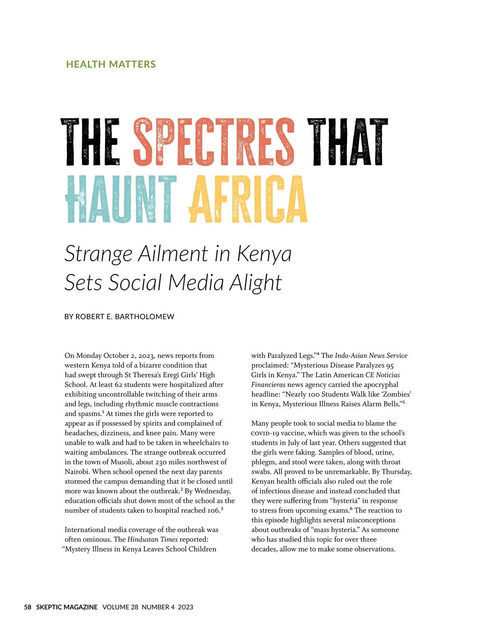 Skeptic Preview Pages