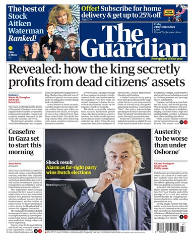 The Guardian Newspaper issue Friday, November 24, 2023