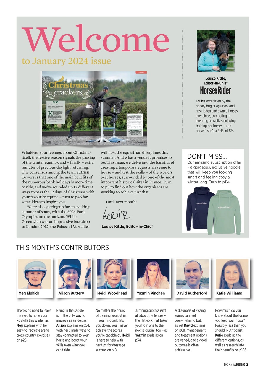 Horse&Rider Magazine - UK equestrian magazine for Horse and Rider Preview Pages