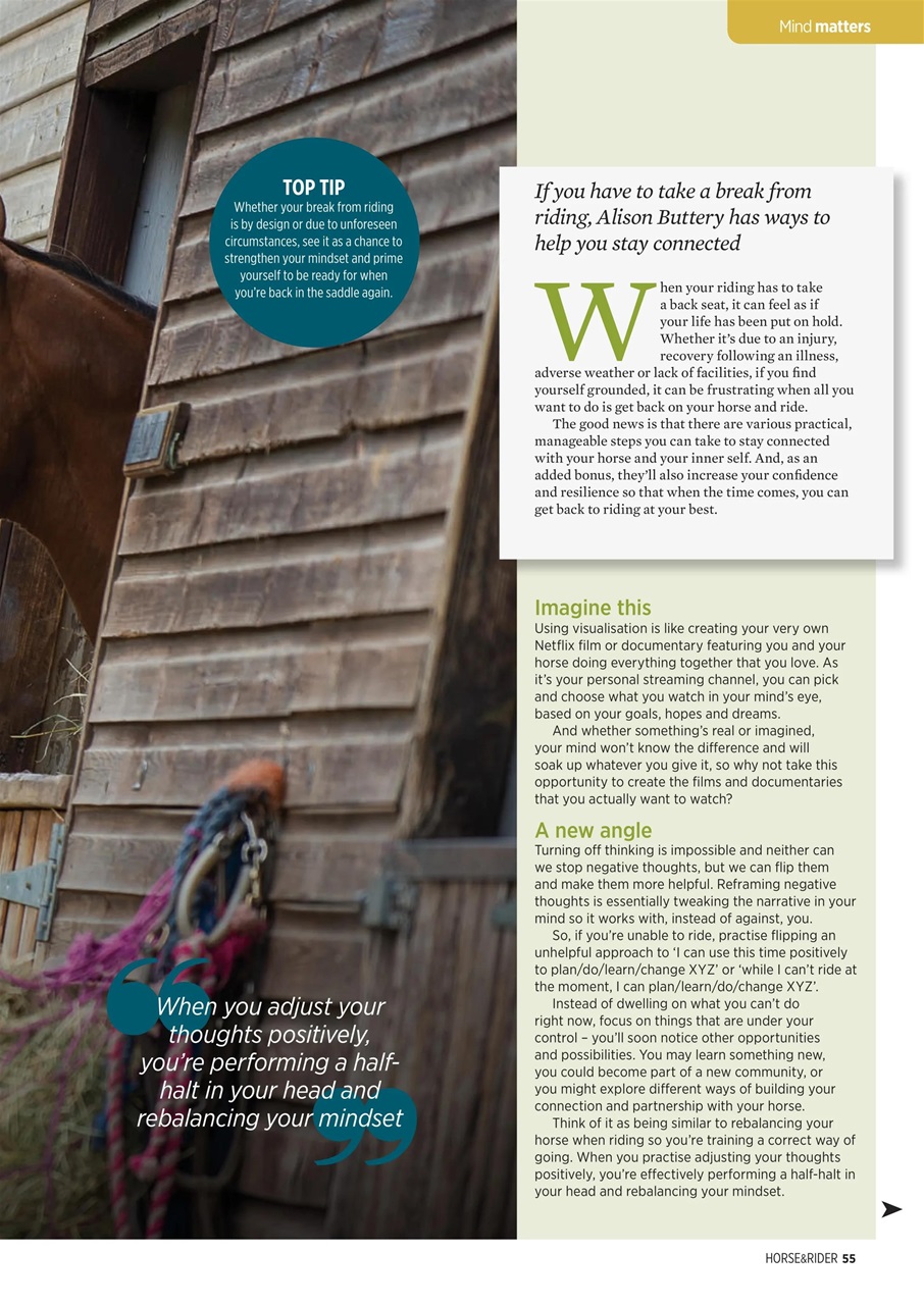 Horse&Rider Magazine - UK equestrian magazine for Horse and Rider Preview Pages