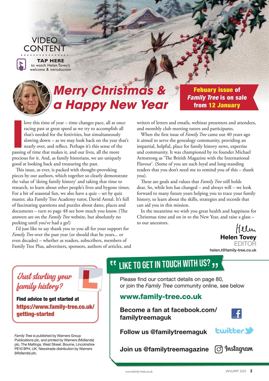 Family Tree Preview Pages