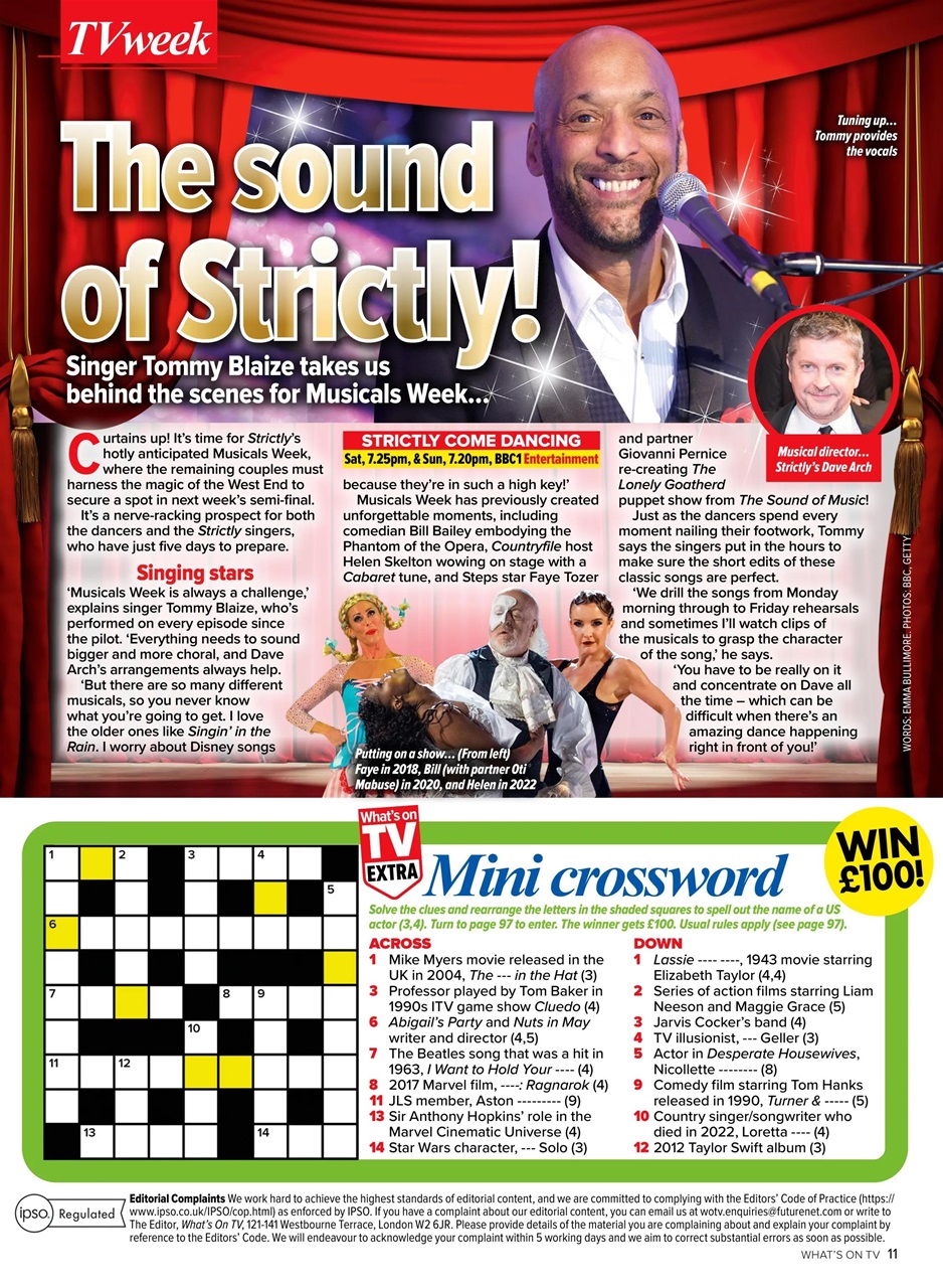 What's on TV Preview Pages