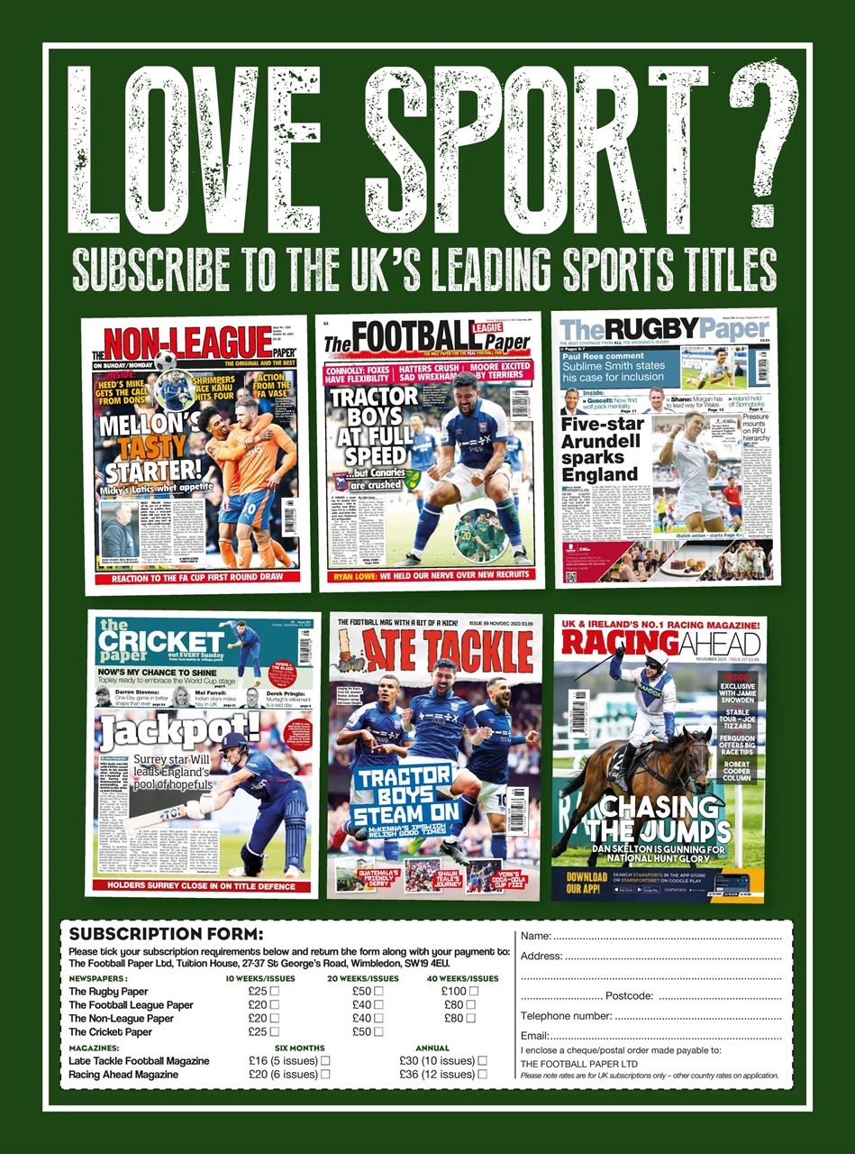 Racing Ahead Preview Pages