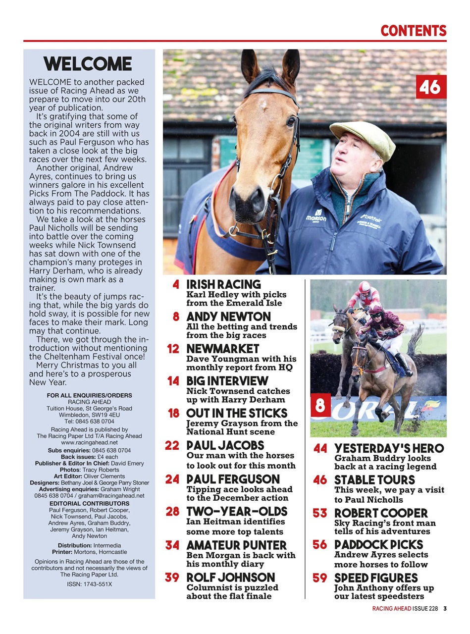 Racing Ahead Preview Pages