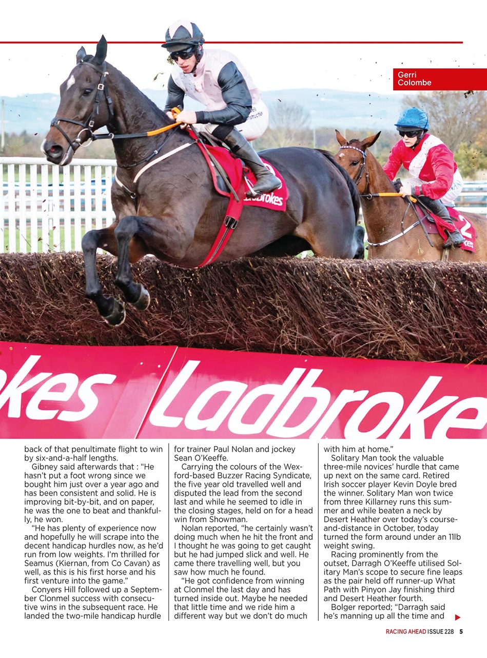 Racing Ahead Preview Pages