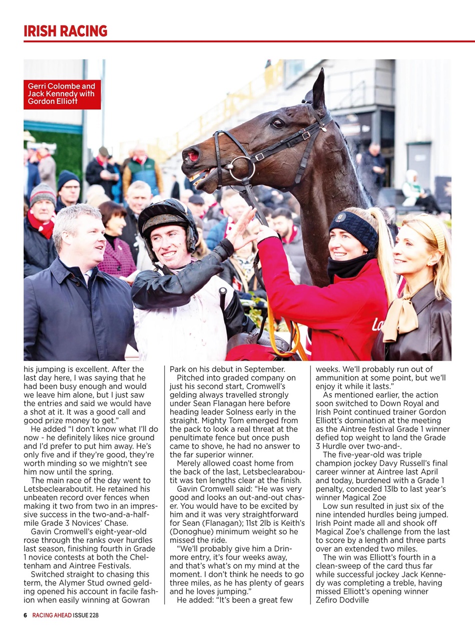 Racing Ahead Preview Pages