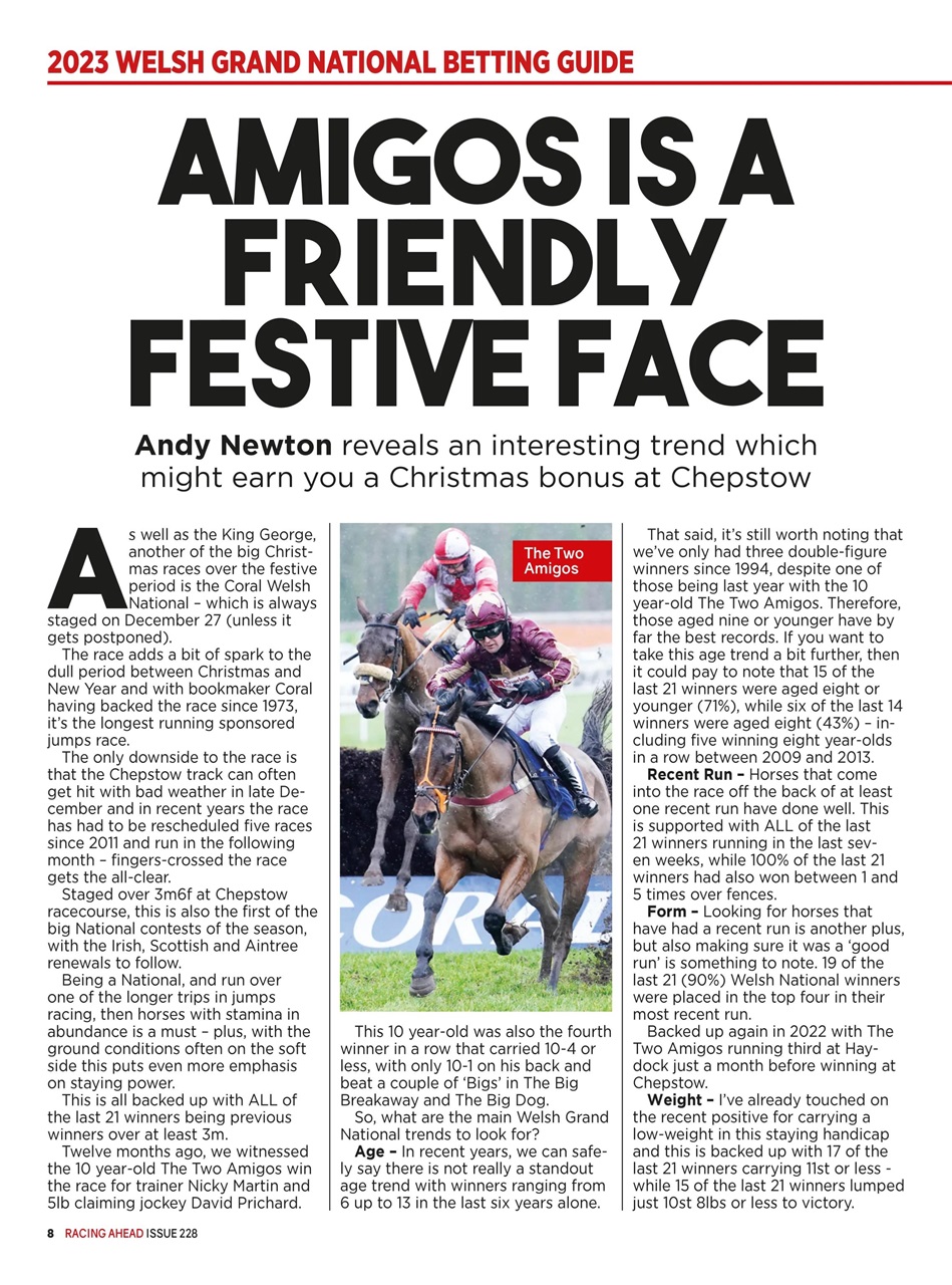 Racing Ahead Preview Pages