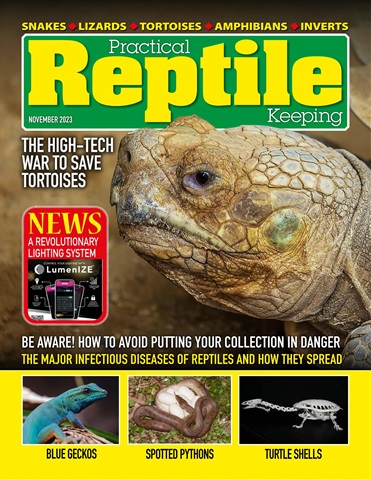 Practical Reptile Keeping issue November 2023